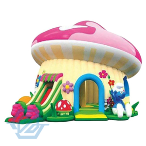 Jumpers aufblasbarer Pilz Airbounce Jumping Air Houses Hüpfburg Bouncer Castles Combo