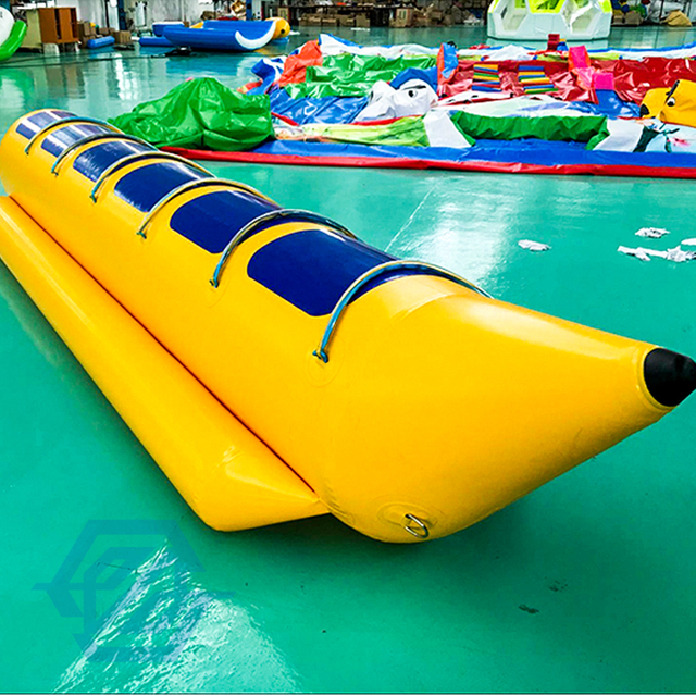 Wasserboot, aufblasbares Wassersportspiel, aufblasbares Bananenboot, schleppbar