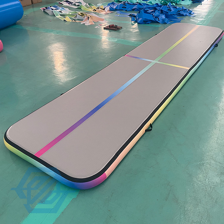 Bunte aufblasbare Air Track FloorTumbling Matte für Gym Airtrack